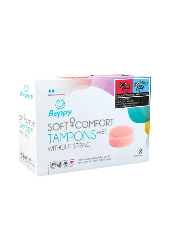 Beppy Soft Comfort Wet Tampons - 8 Stuks Beppy Soft Comfort Wet Tampons - 8 Stuks