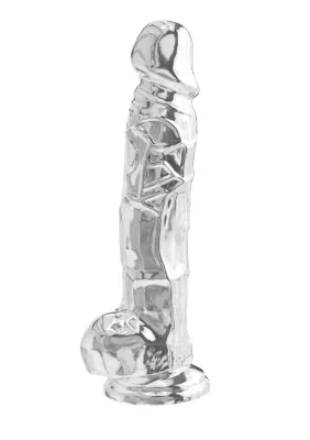 ToyJoy Get Real Dildo Diamond met Ballen - 22 cm
