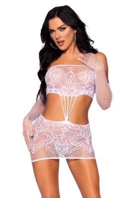 Leg Avenue - 2-delige set Jurk en Handschoenen Leg Avenue - 2-delige set Jurk en Handschoenen