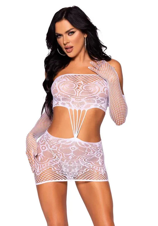 Leg Avenue - 2-delige set Jurk en Handschoenen Leg Avenue - 2-delige set Jurk en Handschoenen