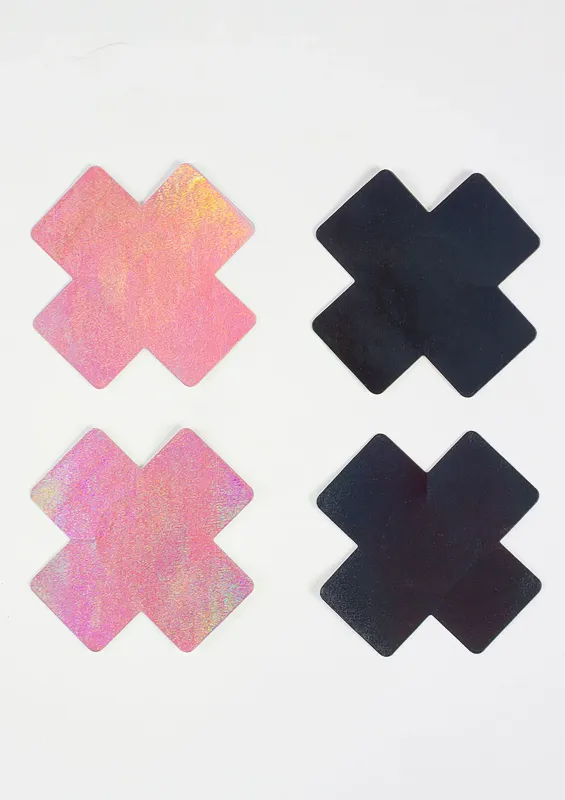 Secret Play WOW Boobs Kruis Tepelstickers