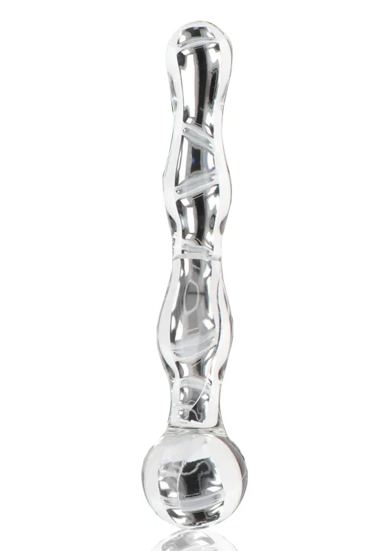 ToyJoy Glass Worxx Sparkle Wand Dildo - 18 cm ToyJoy Glass Worxx Sparkle Wand Dildo - 18 cm