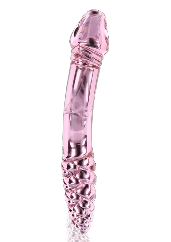 ToyJoy Glass Worxx Rhinestone Scepter Dildo - 23 cm