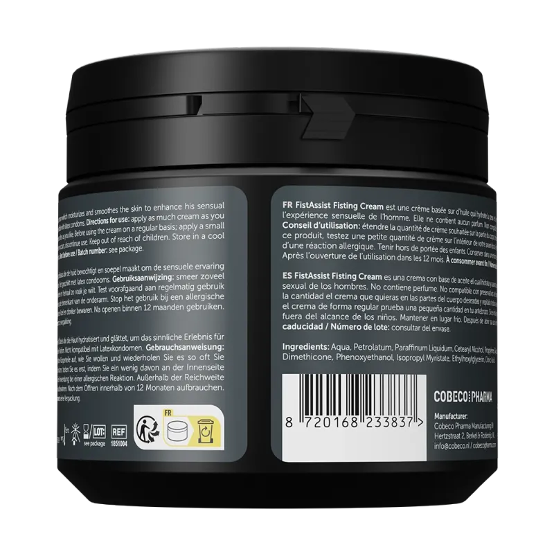 FistAssist Fisting Cream - 500 ml