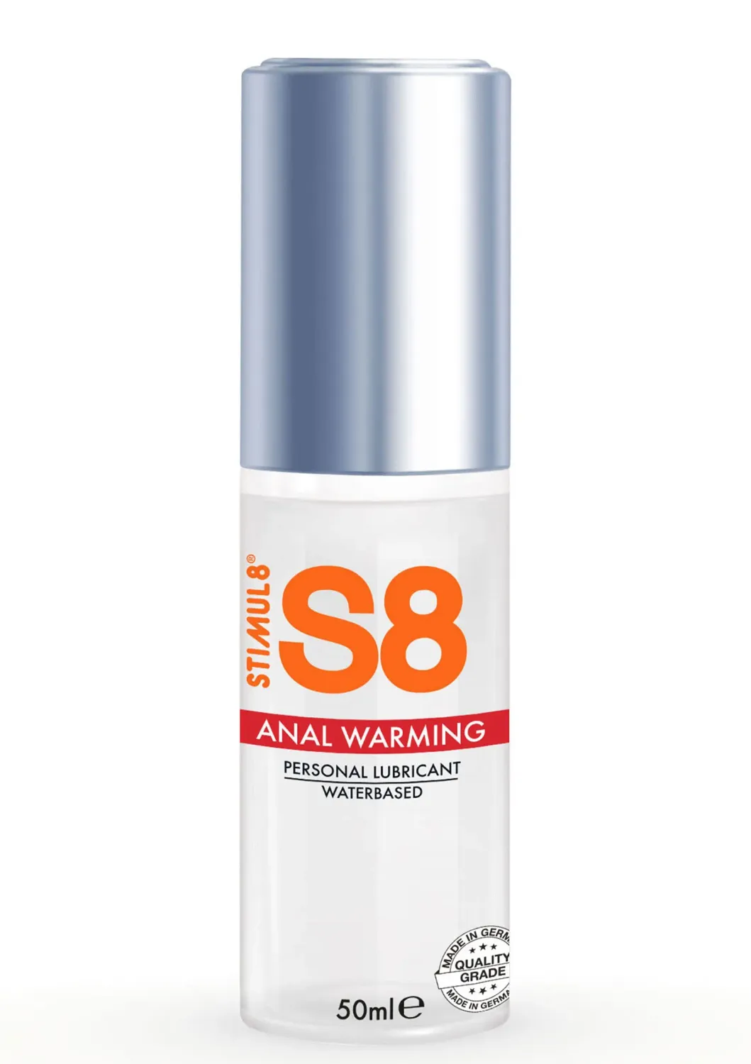 S8 Verwarmend Anaal Glijmiddel Waterbasis