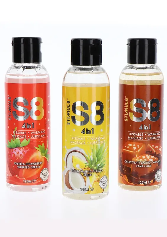 S8 Dessert 4in1 Glijmiddel Waterbasis - 125 ml S8 Dessert 4in1 Glijmiddel Waterbasis - 125 ml