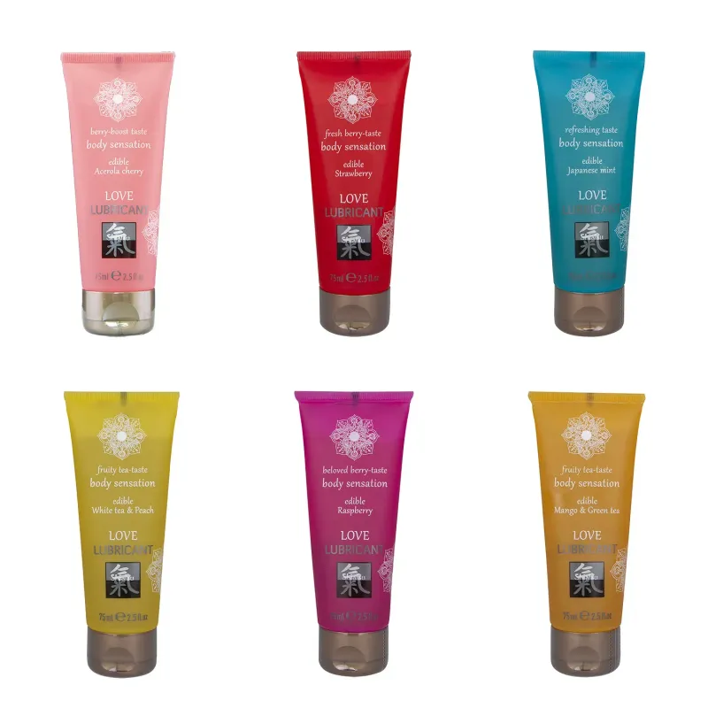 Shiatsu Love Glijmiddel Waterbasis met Smaak - 75 ml