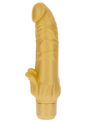 ToyJoy Get Real Vibrator Gold Dicker Stim