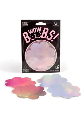 Secret Play WOW Boobs Bloem Tepelstickers