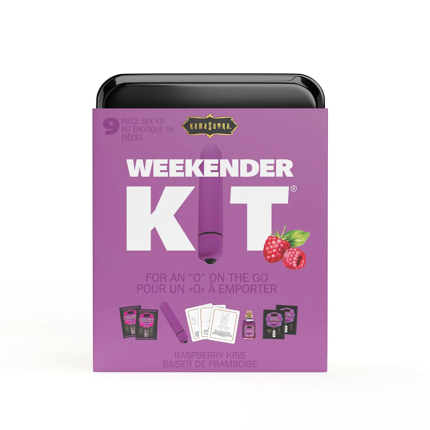 Kama Sutra Vibe Weekender Kit Framboos