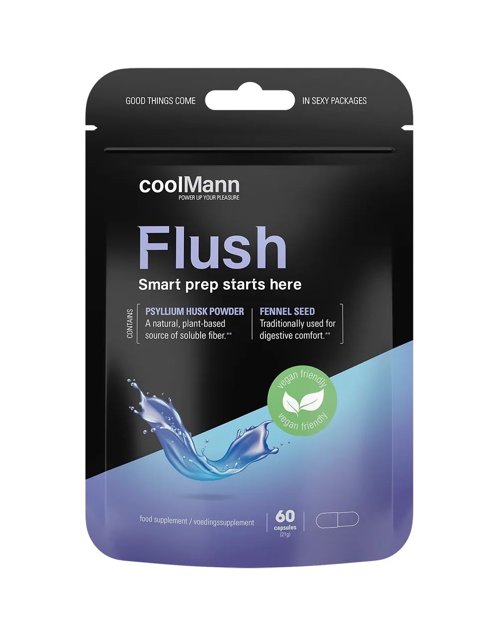 CoolMann Flush - 60 Capsules