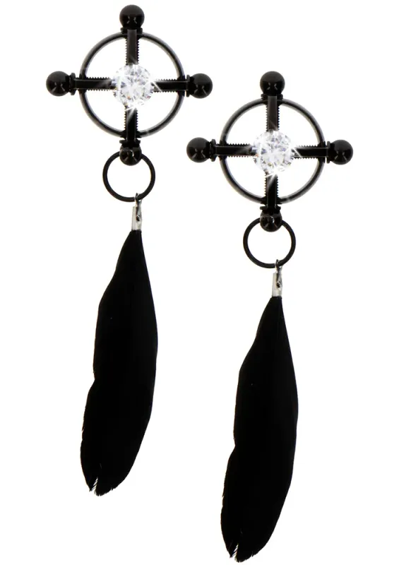 TABOOM Nipple Play - Fluwelen Veren Tepelklemmen