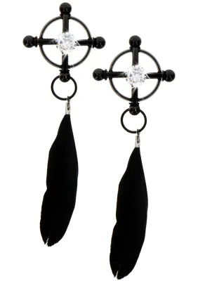 TABOOM Nipple Play - Fluwelen Veren Tepelklemmen