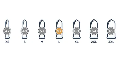 Mister Size Condooms 57 mm (100 Stuks)