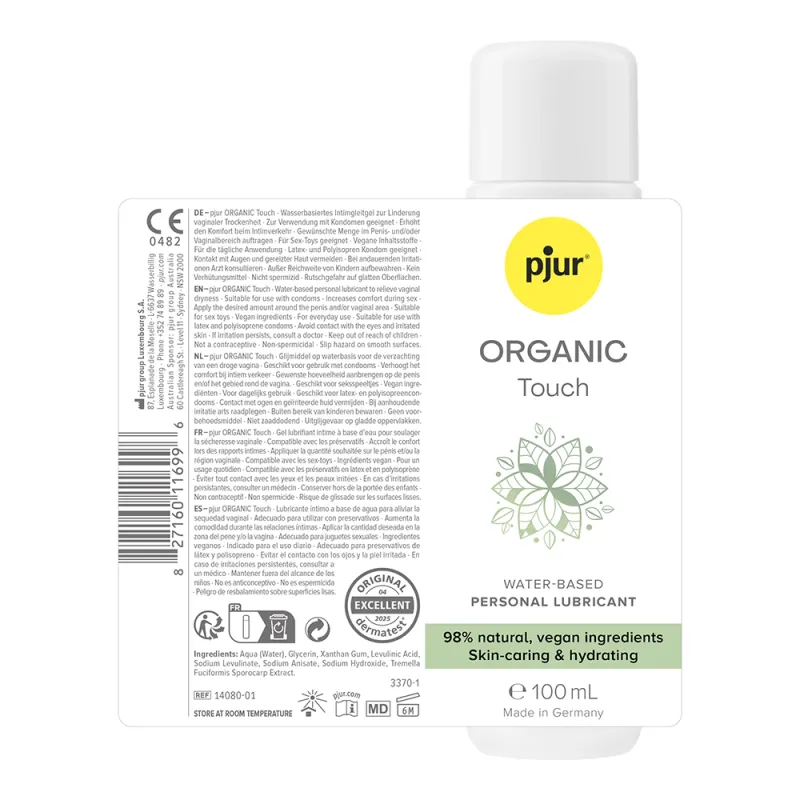 Pjur Organic Touch Glijmiddel Waterbasis - 100 ml