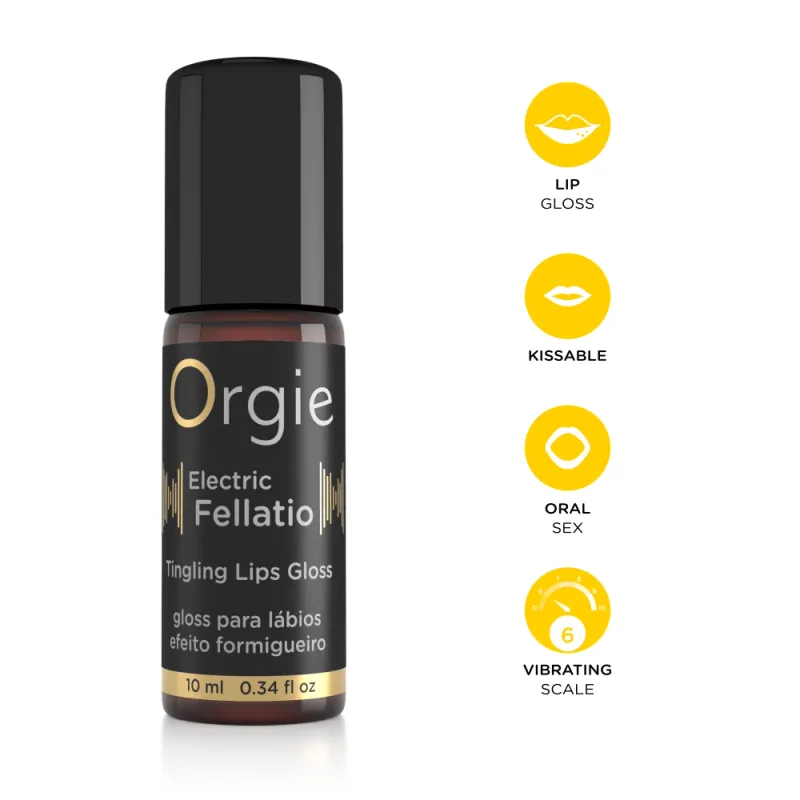 Orgie Electric Fellatio Lip Gloss - 10 ml