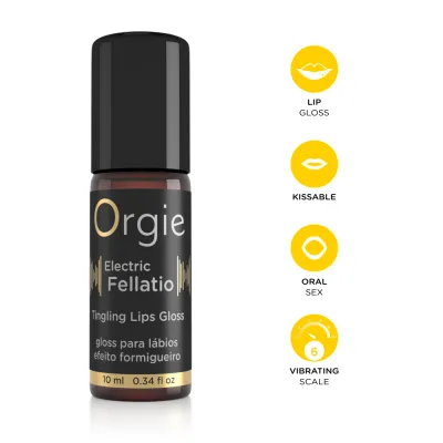 Orgie Electric Fellatio Lip Gloss - 10 ml