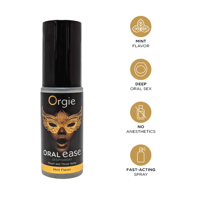 Orgie Oral Ease Deepthroat Spray - 15 ml