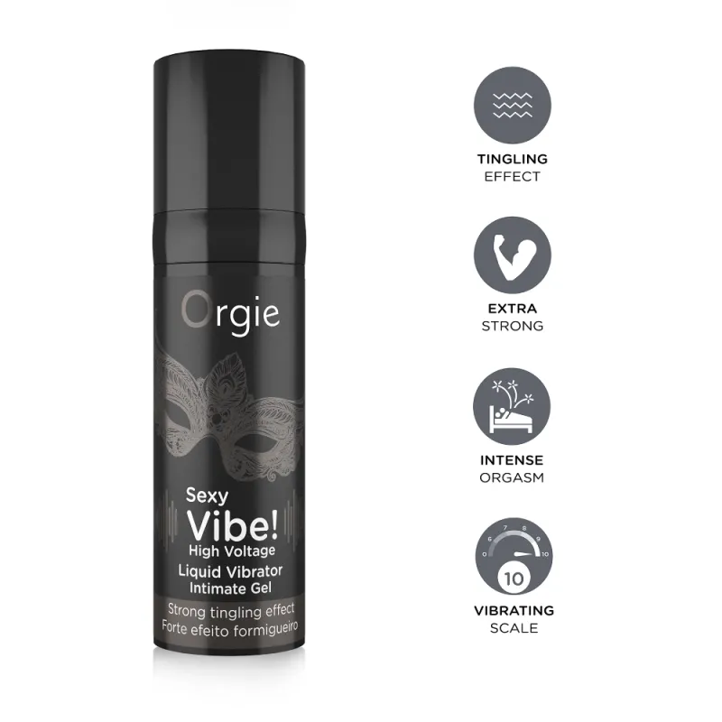 Orgie Sexy Vibe! High Voltage Liquid Vibrator - 15 ml