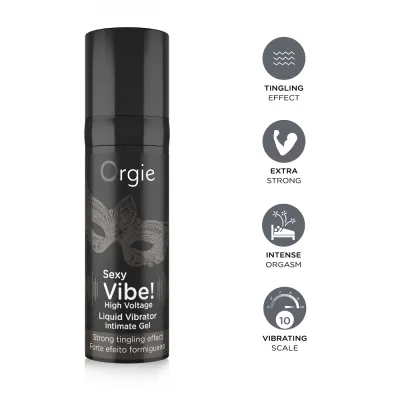 Orgie Sexy Vibe! High Voltage Liquid Vibrator - 15 ml