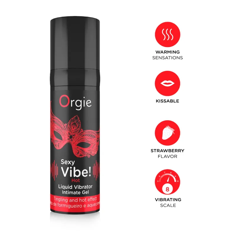 Orgie Sexy Vibe! Hot Liquid Vibrator - 15 ml