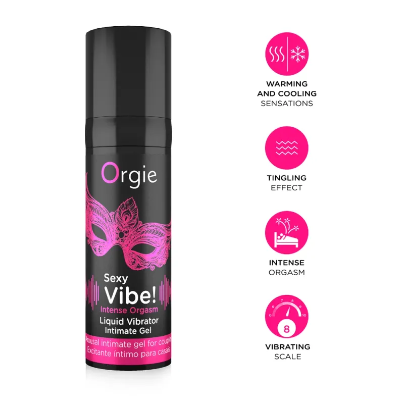 Orgie Sexy Vibe! Intense Orgasm Liquid Vibrator - 15 ml