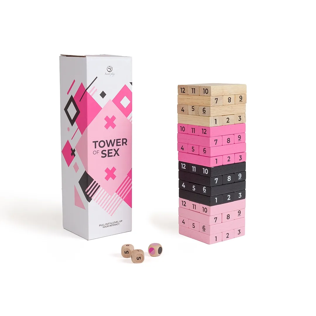 Secret Play Tower of Sex Jenga Spel