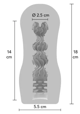 ToyJoy Hero Clear Wave Masturbator