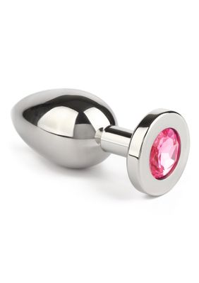 Mr. Steel Buttplug Jewled Medium