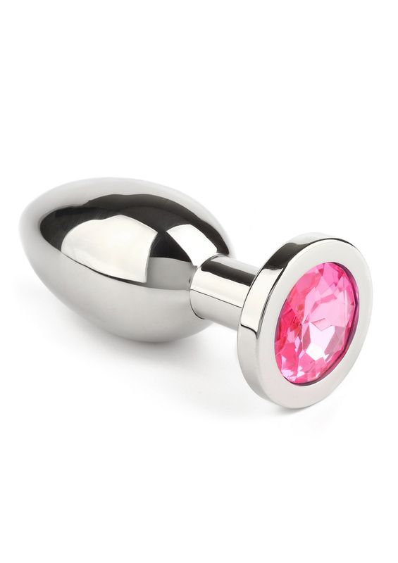 Mr. Steel Buttplug Jewled Large
