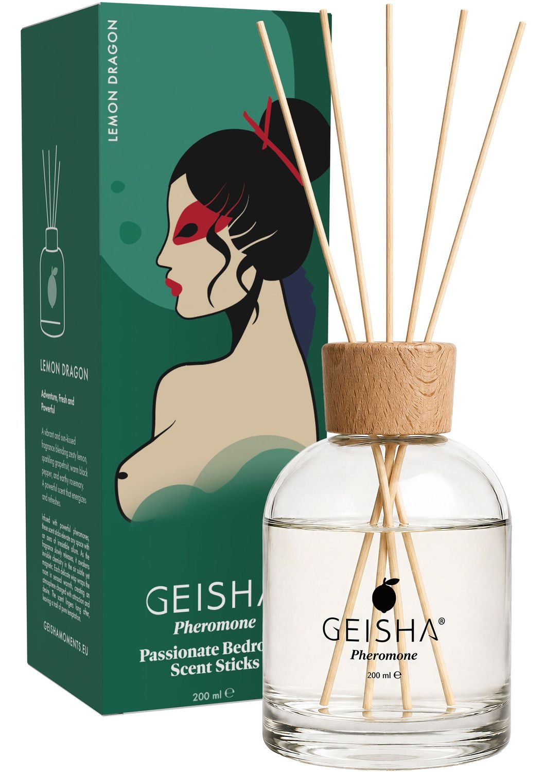 Geisha Feromonen Geurstokjes - 200 ml