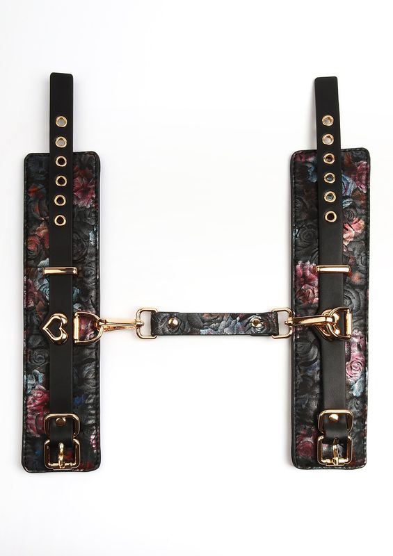 Geisha Floral Jacquard Handboeien