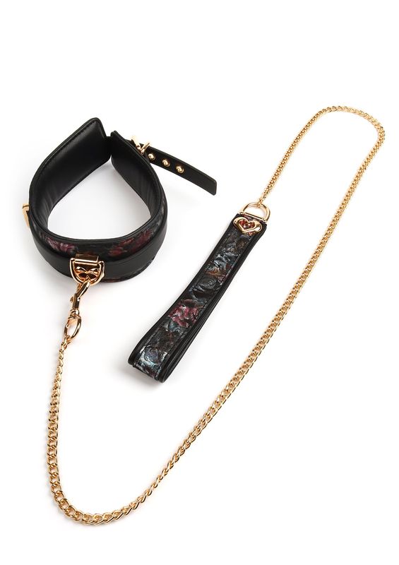 Geisha Floral Jacquard Collar & Leash Geisha Floral Jacquard Collar & Leash