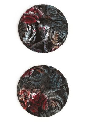 Geisha Floral Jacquard Tepelstickers