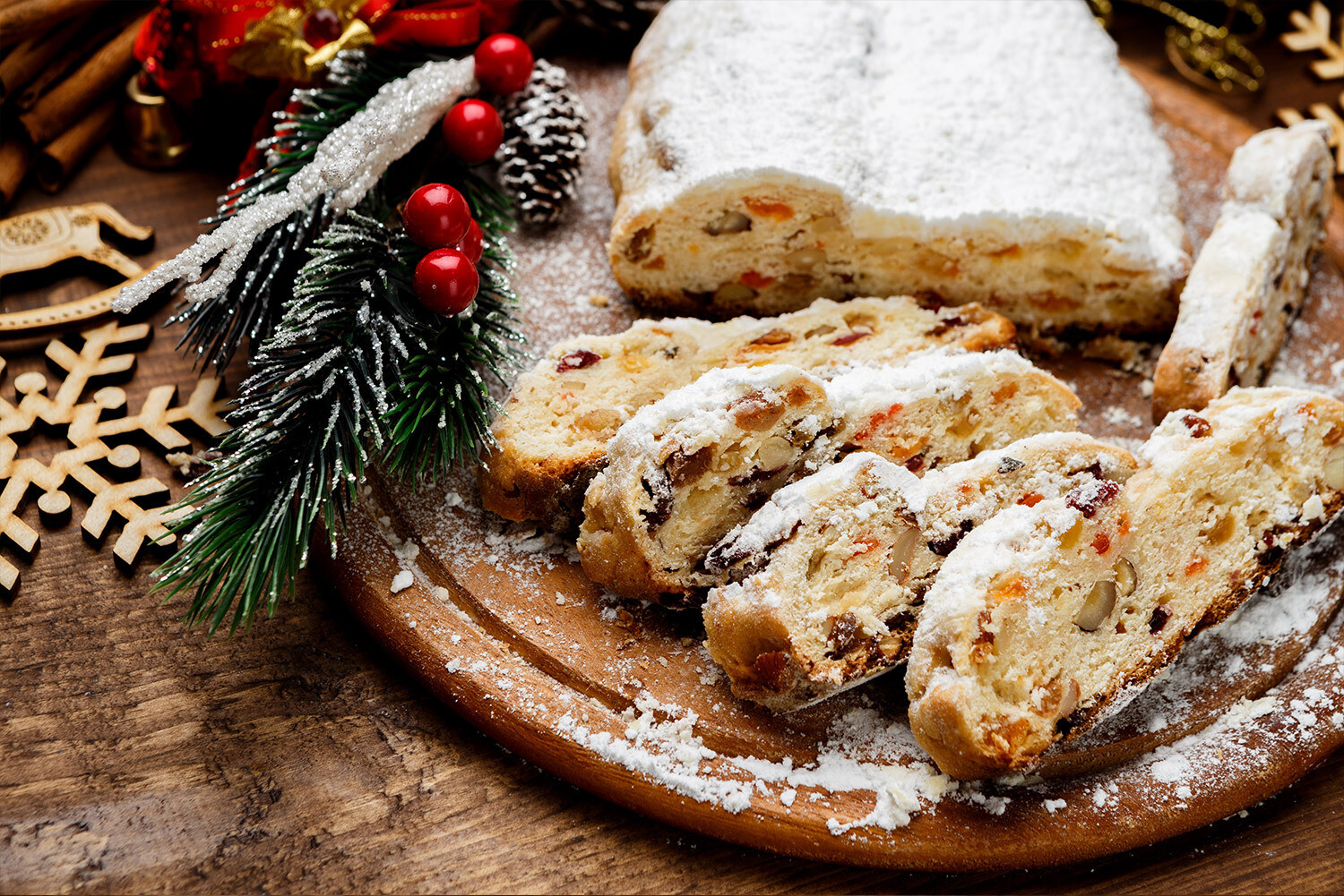 Erzgebirgischer Weihnachtsstollen inkl. Geschenkkarton