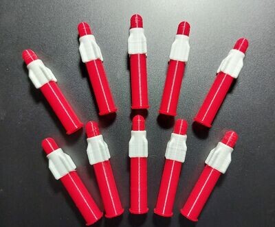 Lot de 10 missiles pour les Goldorak, Mazinger, Gaiking Shogun de 60cm
