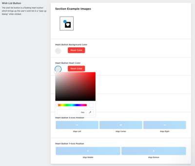 Customize the wish list app