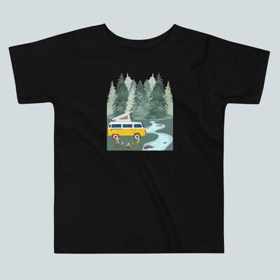 Let&#39;s Go Camping Toddler Short Sleeve Tee