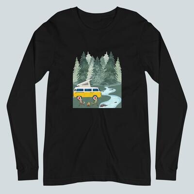 Let&#39;s Go Camping Unisex Long Sleeve Tee