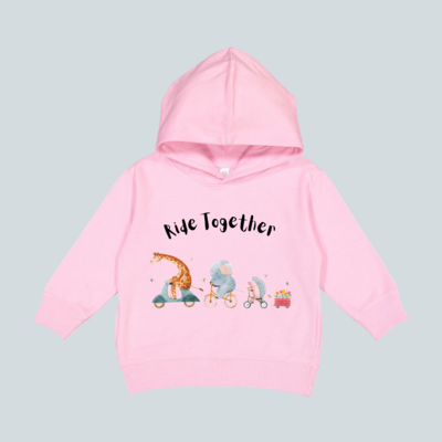 Ride Together Toddler Pullover fleece hoodie