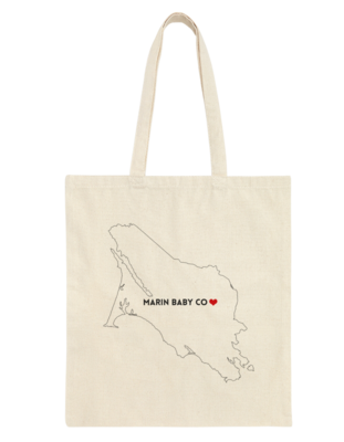Marin Baby Co Cotton Canvas Tote Bag