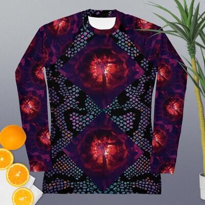 Women&#39;s Fire Circle Rash Guard