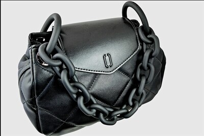 First Edition Black Shoulder Bag