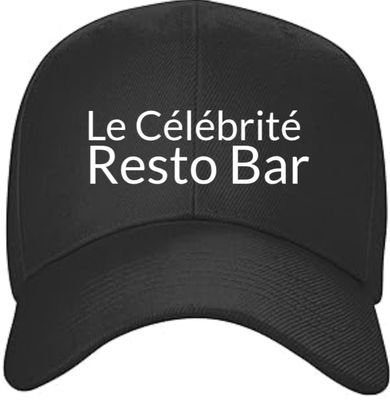 CASQUETTE LE CÉLÉBRITÉ NOIR OU GRIS