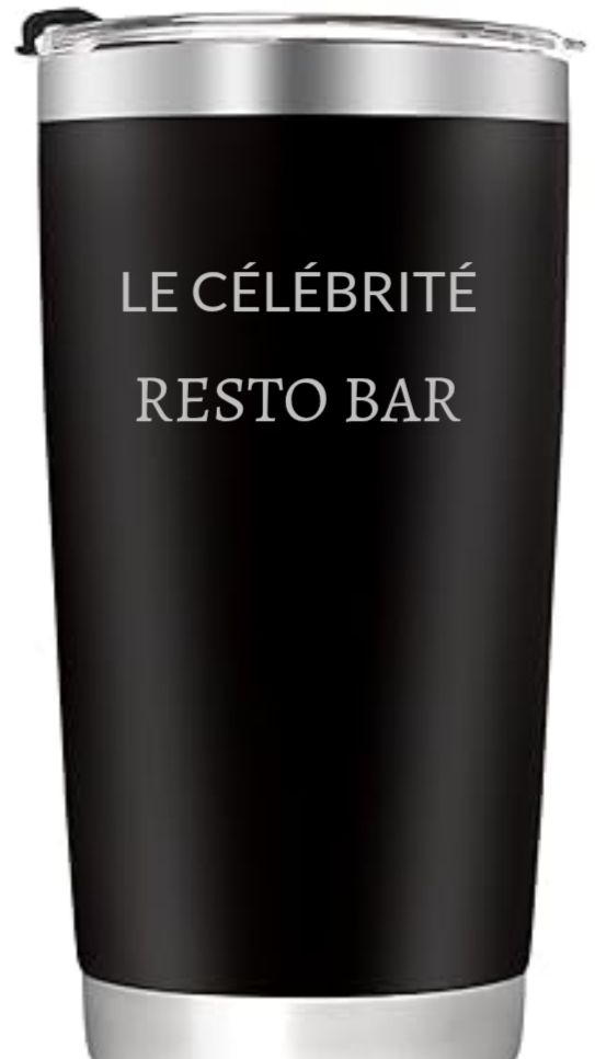TASSE À LIQUIDE NOIR LE CÉLÉBRITÉ AVEC BOÎTE