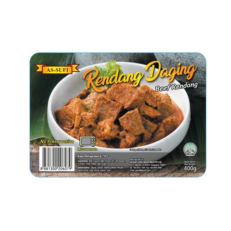 As Sufi Halal Rendang Daging
