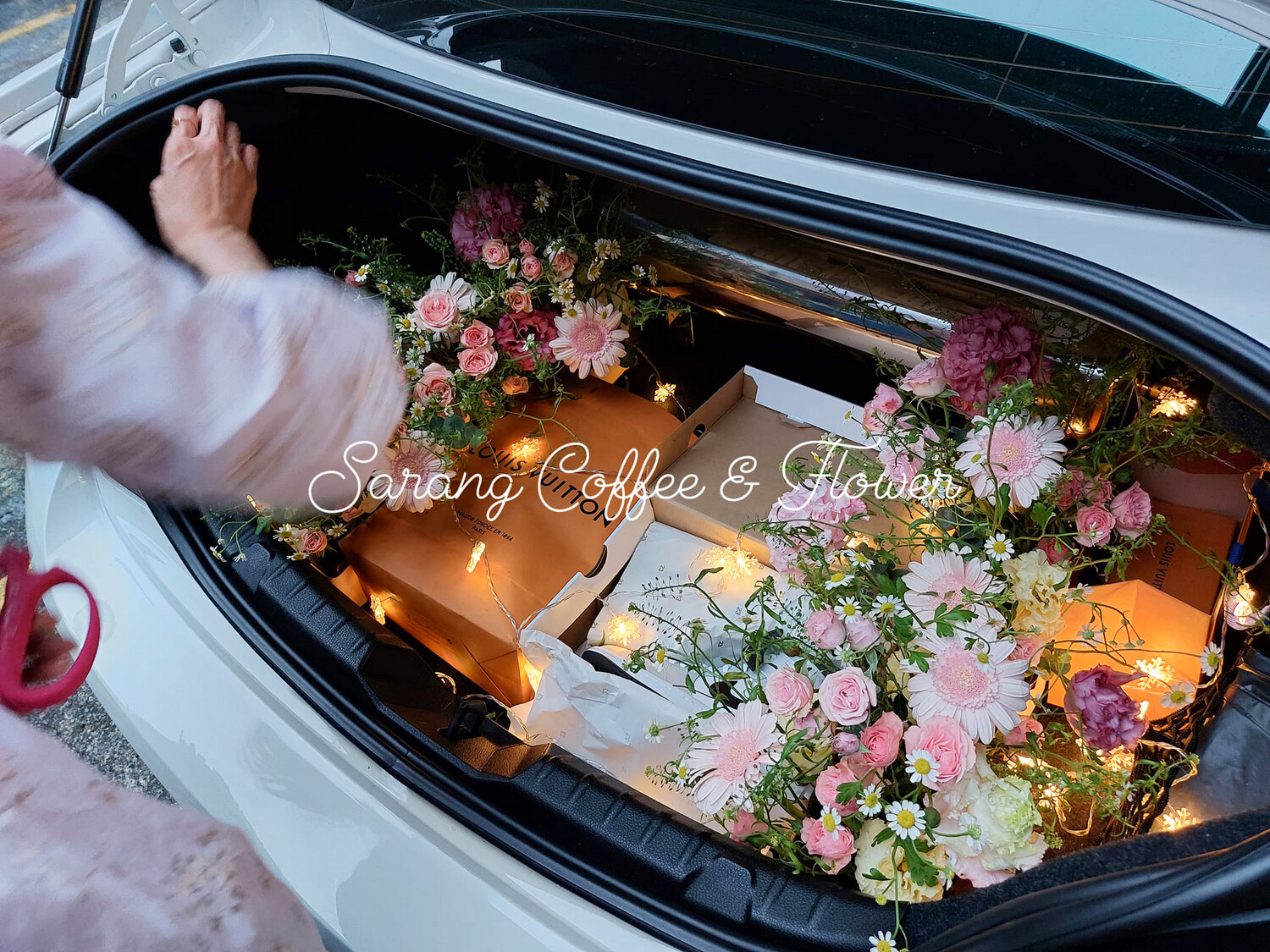 Sarang 設計告白/求婚車廂花