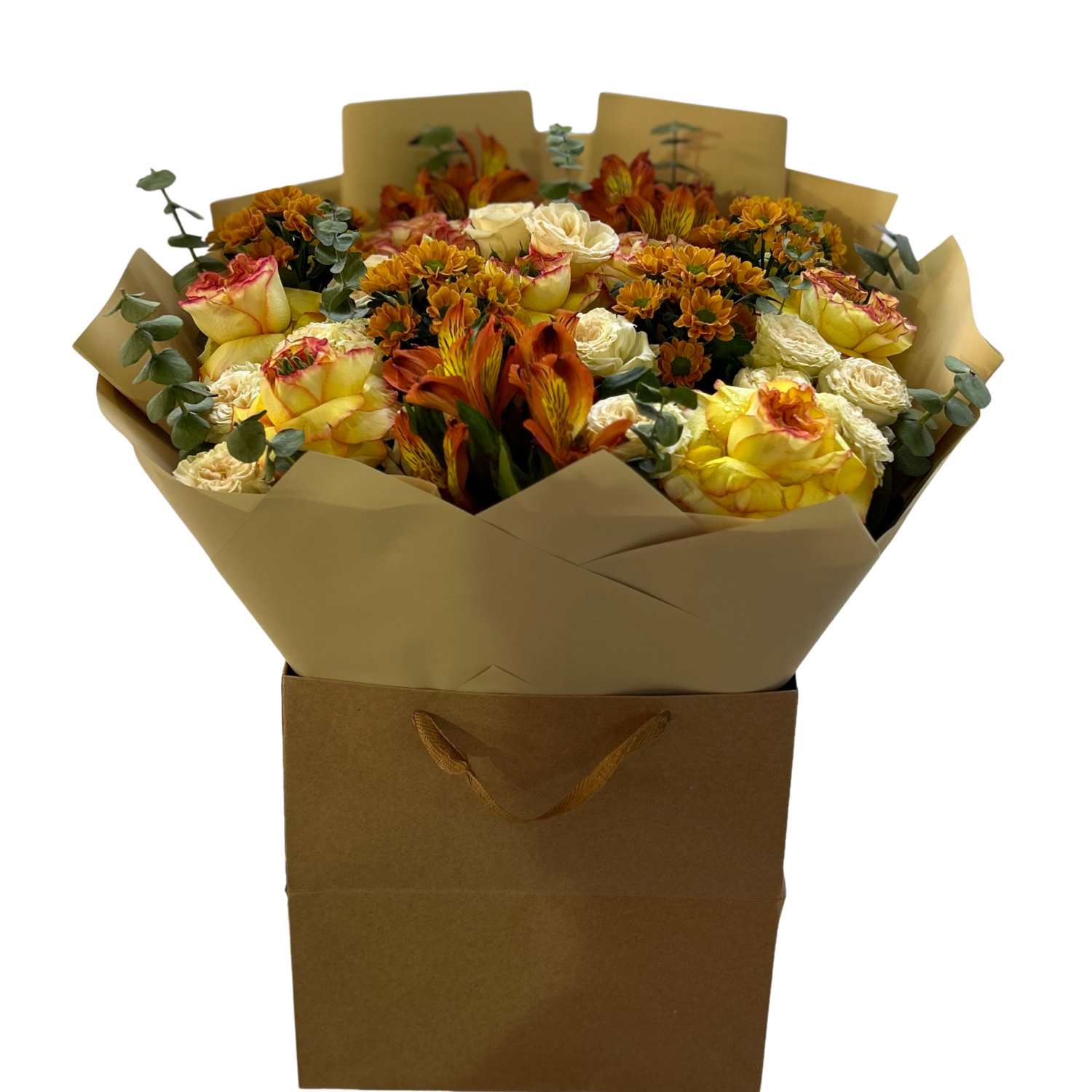 Yellow-Brown Classic Bouquet