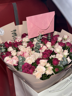 Fuchsia &amp; Light Pink Classic Bouquet