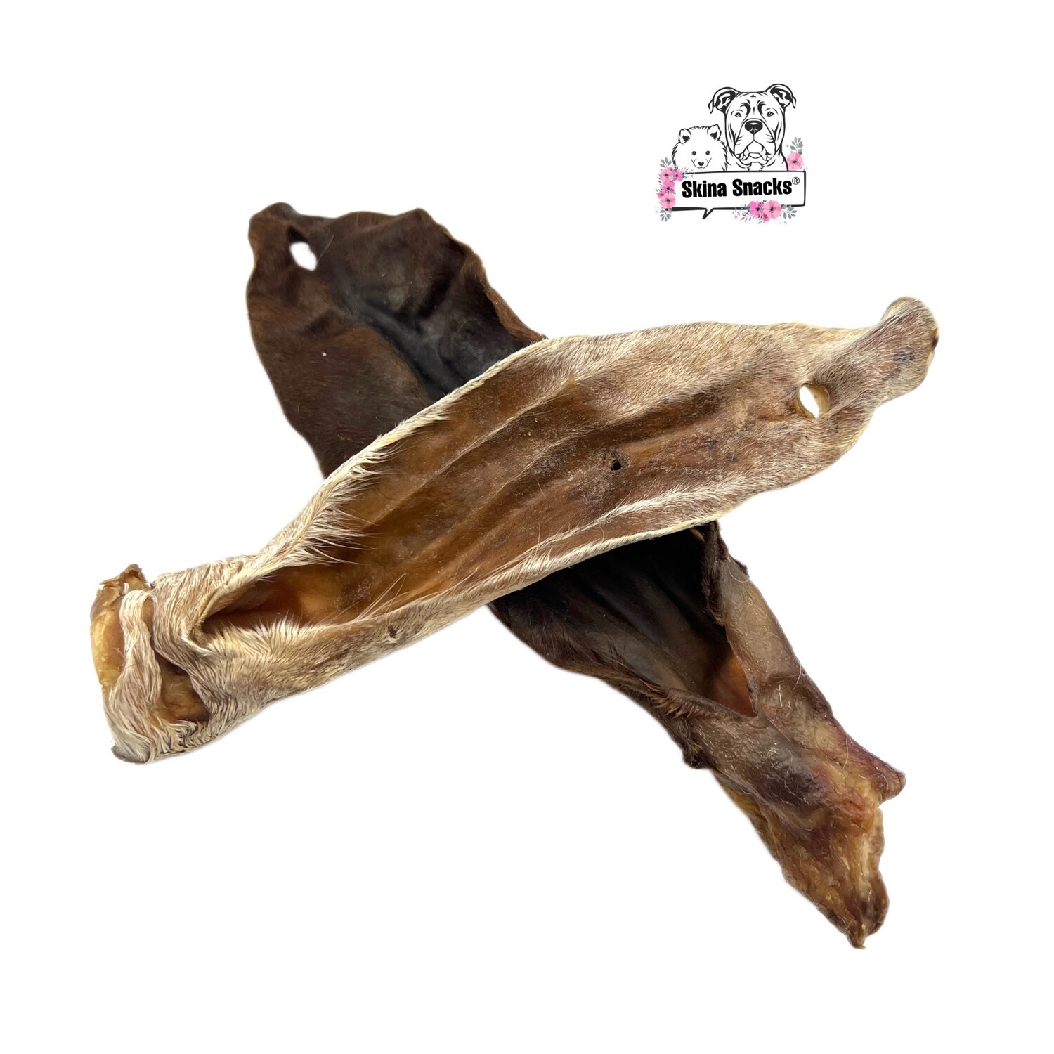 Ziegenohren mit Fell 250g